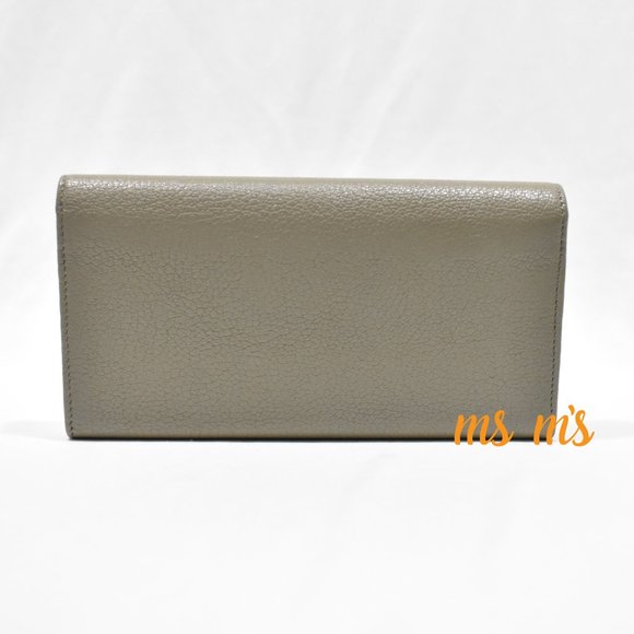 NWT Balenciaga Gray Edge Goatskin leather wallet - Picture 4 of 8